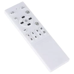 Eglo VALLONIA Ventilator met licht ABS zwart-mat / acryl melkkleurig H: 210 mm | Ø 480 mm