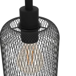 Eglo WRINGTON PENDEL 3xE27 L740 ZWART GAAS