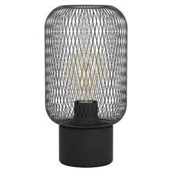 Eglo WRINGTON Tafellampen staal zwart H: 285 mm | Ø 150 mm