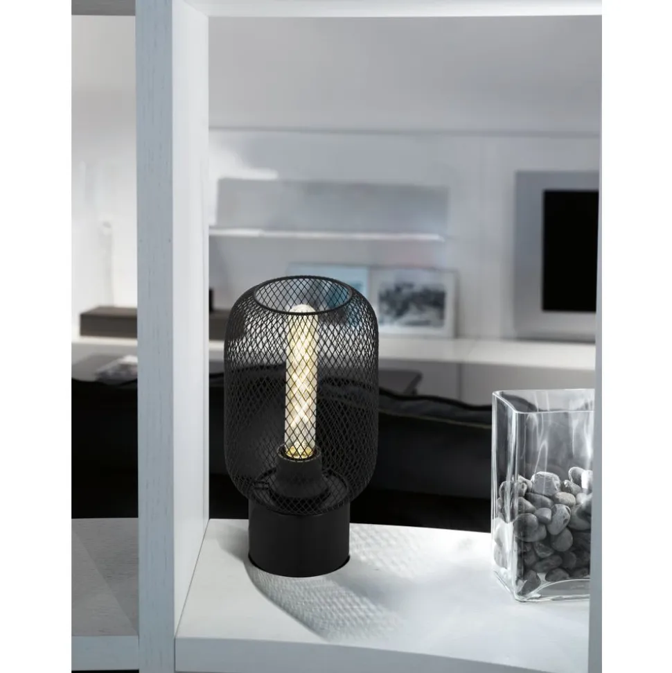 Eglo WRINGTON Tafellampen staal zwart H: 285 mm | Ø 150 mm