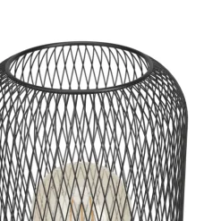 Eglo WRINGTON Tafellampen staal zwart H: 285 mm | Ø 150 mm