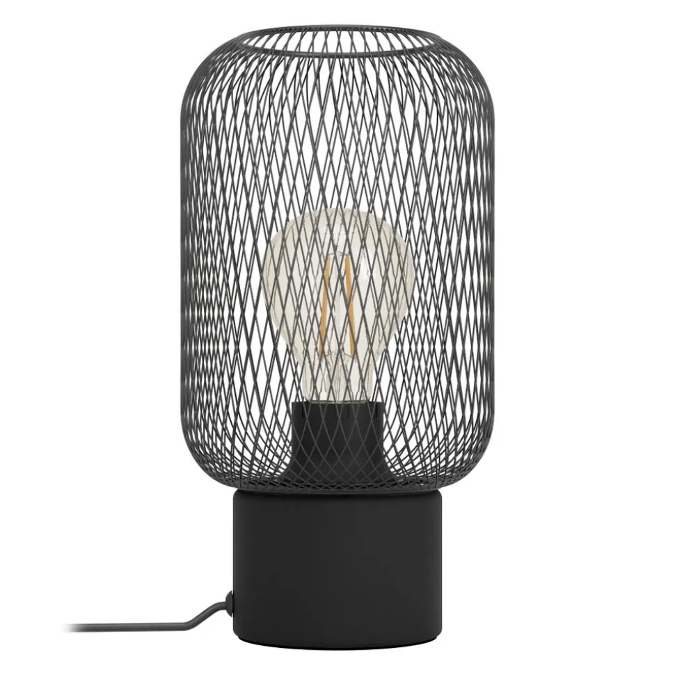 Eglo WRINGTON Tafellampen staal zwart H: 285 mm | Ø 150 mm