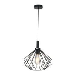 Fantasia ANGULO pendel 1x E27 zwart