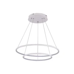Fantasia ANNU pend. 2 rings 53W SMD 3000K dimmable ø600+400mm white