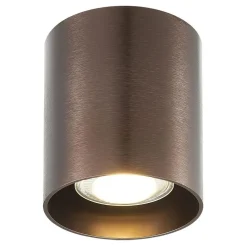 Fantasia BABAR Plafondlicht geborsteld brons rond 1xGU10 excl (max 50W)
