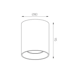 Fantasia BABAR Plafondlicht zwart / goud rond 1xGU10 excl (max 50W)
