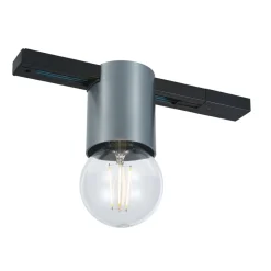 Fantasia BABU 1xE27 excl monofase track spot geborsteld staal