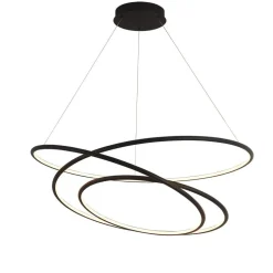 Fantasia BOA Pendant 105W SMD 3000K dimm ø900mm black 3m kabel