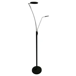 Fantasia CALES Vloerlamp LED 24,5W + 5W zwart chroom