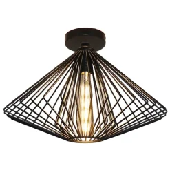 Fantasia DAXOS ceiling 1x E27 black diam 48