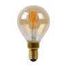 Fantasia E14 LED Kogellamp Spiraal G45 3W Amber 2200K Dimbaar
