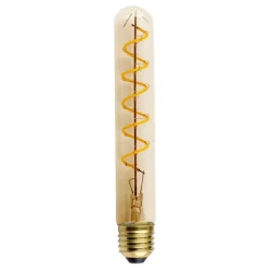 Fantasia E27 LED Tube Spiral T30 5W Amber 2200K Dimbaar