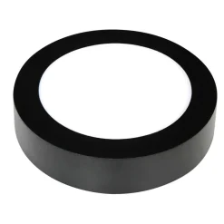 Fantasia FLUKE ceilinglamp round black 12W 3000K 960lm diam 17 cm