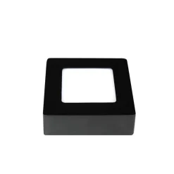 Fantasia FLUKE Ceilinglamp square black 6W 3000K 480lm 12 cm