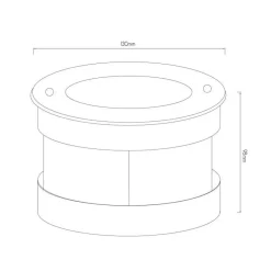 Fantasia FURI floorspot 5W COB Led 3000K 400lm IP67