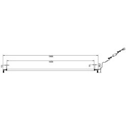 Fantasia GURI LED Wandlicht 54W 3000K Wit Dimbaar