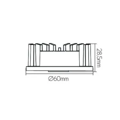 Fantasia HYBRIZ gen 2 Led module 10 Watt 770 Lumen 2700K CRI90+
