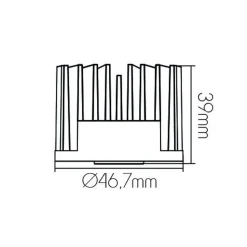Fantasia HYBRIZ gen 2 Led module 9 Watt 830 Lumen 3000K CRI90+