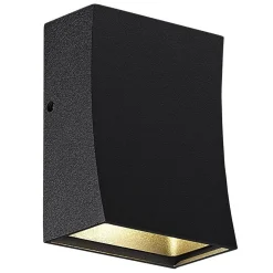 Fantasia IPSO wl 90mm 3Watt 180Lm COB LED 3000K IP65 black