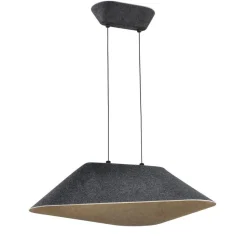 Fantasia ITZU 8,7W LED Pendel 550x550mm dimbaar vilt donker grijs /licht grijs