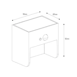 Fantasia JARDIN Wall light IP65 2W CREE LED 3000K, solar + sensor, black