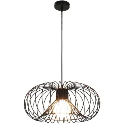 Fantasia JULIA 1x E27 pendel Ø43cm zwart