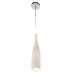 Fantasia KIRINA pendant 1xE27 sand-silver/milk white glas