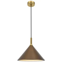 Fantasia KOTO 1xE27 Pendel Ø295mm brons / goud / wit