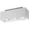 Fantasia KUBO 3L satin white/dim.glass LED 5W GU10 incl.