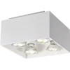 Fantasia KUBO 4L satin white/dim.glass LED 5W GU10 incl.