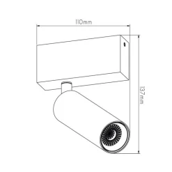 Fantasia Lopal 1L 4W 360LM ceiling  sandy white