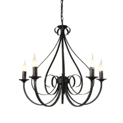 Fantasia MARQUIS pendant 5x E14 black