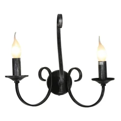 Fantasia MARQUIS Wall lamp 2xE14 black