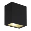 Fantasia MILOS walllight 2x 4,5Watt 920Lm COB LED 3000K IP65 black