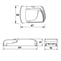 Fantasia MODRIZ - led module 8W 3000K 38° (+15°) triac dimmable CRI>90