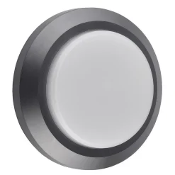 Fantasia NOKI Wallamp round grey SMD LED 275lm 3w IP65