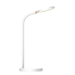Fantasia NONI LED Bureaulamp 5,5W 3-staps dimbaar + QI lader wit