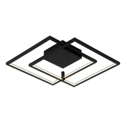 Fantasia NORI LED 42W 3000K zwart 540x480x60 dimbaar