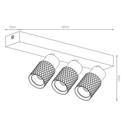 Fantasia NYSAL Spot RL 3L MR11 lamp excl wit