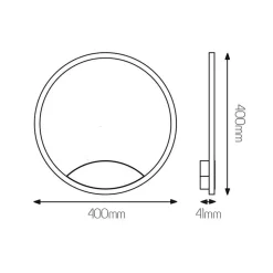 Fantasia ORSO ceiling light 25W 3000K white dimmable