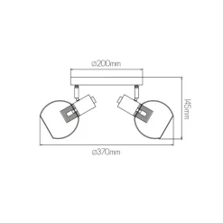 Fantasia OSIRA Plafond licht 3x E14 helder glas