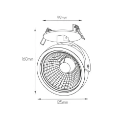 Fantasia PULSE-1 INPUT zwart AR111 (incl)