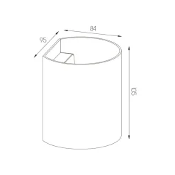 Fantasia RADU Wandlicht geborsteld goud G9 excl (max 40W)
