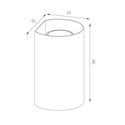 Fantasia RADU Wandlicht zwart rond 2xGU10 excl (max 50W)