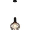 Fantasia RAGA pendant 1x E27 black + copper diam 23,5