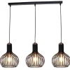 Fantasia RAGA pendant 3x E27 black + copper