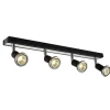 Fantasia ROBUS spot head 4xGU10 5W LED black/Chrome