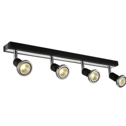 Fantasia ROBUS spot head 4xGU10 5W LED black/Chrome