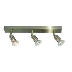 Fantasia RUNE 3 3LBAR GU10 LED 5W dim ANT BRASS