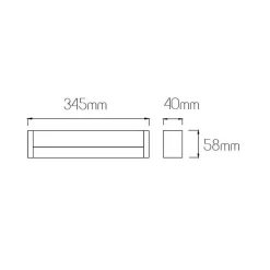 Fantasia SKEELER 5W wallamp 400lm 3000K WHITE